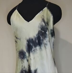 Tie-Dye Sleeveless Maxi Slip Dress